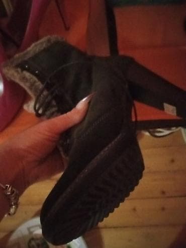 Ženske zimske čizme na štiklu - Materijal: spolja mekana brušena koža na lalafo.rs — 4 Ženske zimske čizme na štiklu - Materijal: spolja mekana brušena koža — 4