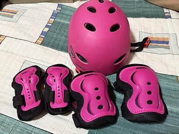 Komplet zaštitne opreme za rolanje/bicikl/ trotinet – roze - Šlem sa na lalafo.rs Komplet zaštitne opreme za rolanje/bicikl/ trotinet – roze - Šlem sa