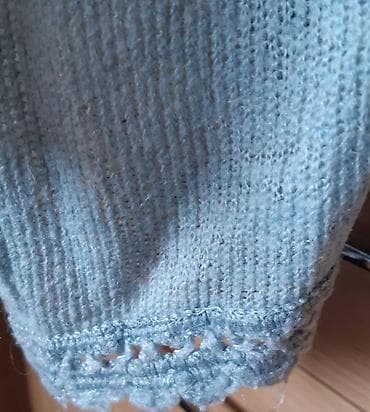 kom sa etiketom: Pletena tunika/haljinica svetloplave boje sa dugim rukavima i ležerno at lalafo.rs — 3 kom sa etiketom: Pletena tunika/haljinica svetloplave boje sa dugim rukavima i ležerno — 3