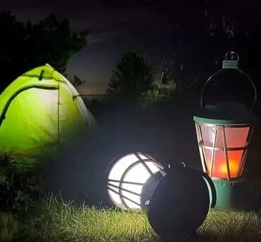 Garden Lighting: LED Punjenja Retro Fenjer Lampa za Kampovanje Savršena za kampovanje at lalafo.rs — 1 Garden Lighting: LED Punjenja Retro Fenjer Lampa za Kampovanje Savršena za kampovanje — 1