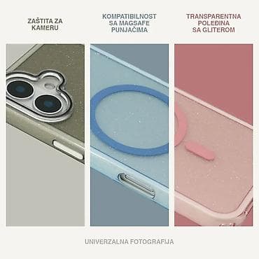 Futrola CRYSTAL MagSafe za iPhone 16 Pro Max (6.9) roze. Uz brzu na lalafo.rs — 2 Futrola CRYSTAL MagSafe za iPhone 16 Pro Max (6.9) roze. Uz brzu — 2