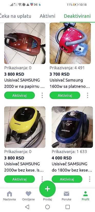 Usisivač FISER . Dobar sređen. Vuče lepo. Na platnenu vreću na lalafo.rs — 2 Usisivač FISER . Dobar sređen. Vuče lepo. Na platnenu vreću — 2