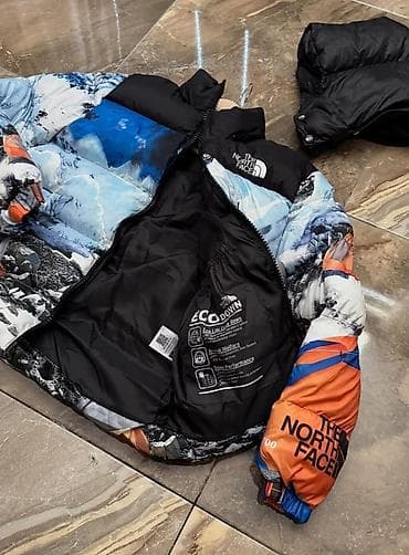 Outerwear: The North Face puffer jakna – Eco Down, planinski print - Model: TNF at lalafo.rs — 3 Outerwear: The North Face puffer jakna – Eco Down, planinski print - Model: TNF — 3