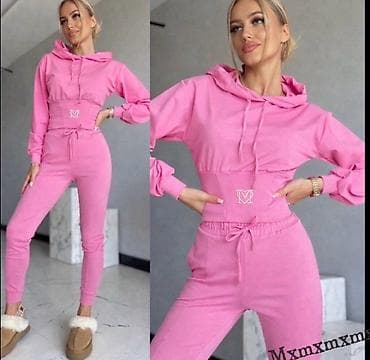 ✨Ženski komplet trenerke sa kapuljačom – visok struk i uski kroj ✅2500 na lalafo.rs ✨Ženski komplet trenerke sa kapuljačom – visok struk i uski kroj ✅2500