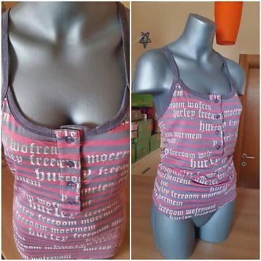 Ženska majica na bretele PFU - Veličina: M–L - Materijal: 95% at lalafo.rs — 3 Ženska majica na bretele PFU - Veličina: M–L - Materijal: 95% — 3