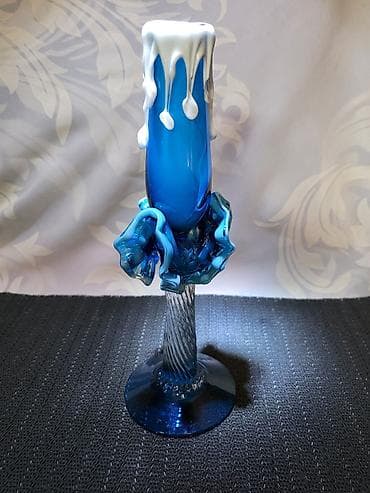 Antiques: Unikatna murano vaza-svecnjak perfektan rucni rad iz 60,70ih.god at lalafo.rs — 4 Antiques: Unikatna murano vaza-svecnjak perfektan rucni rad iz 60,70ih.god — 4