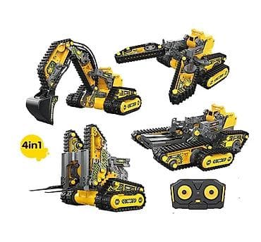 Assembled Engineering Vehicle – 4u1 Građevinske Mašine na Daljinsko na lalafo.rs — 4 Assembled Engineering Vehicle – 4u1 Građevinske Mašine na Daljinsko — 4