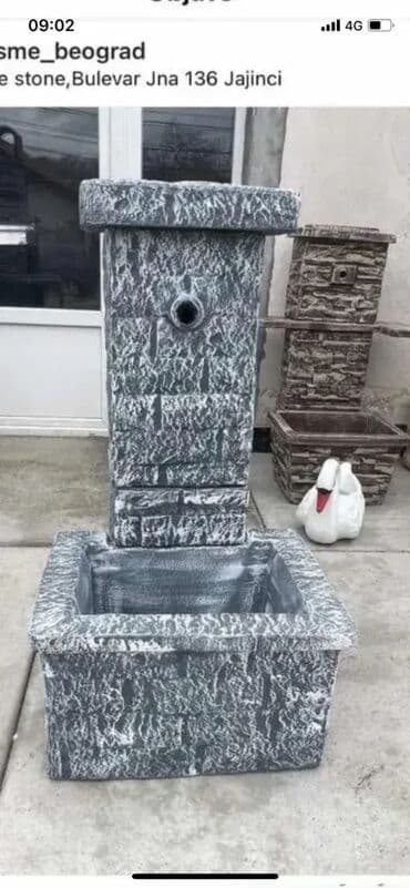 Baštenske česme: Betonska česma "Model 12" Masivna i dekorativna – idealna za svaki na lalafo.rs — 4 Baštenske česme: Betonska česma "Model 12" Masivna i dekorativna – idealna za svaki — 4