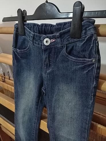 Farmerke za devojčicu od 6-7god, podesiv pojas, nogavice blago at lalafo.rs — 3 Farmerke za devojčicu od 6-7god, podesiv pojas, nogavice blago — 3