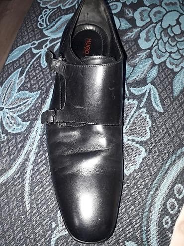 Crne muške monah cipele marke Hugo, izrađene od kože sa dvostrukom na lalafo.rs — 6 Crne muške monah cipele marke Hugo, izrađene od kože sa dvostrukom — 6