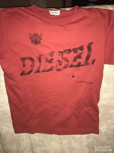 Majica na kratke rukave, M, Diesel, bоја - Crvena, Pamuk na lalafo.rs Majica na kratke rukave, M, Diesel, bоја - Crvena, Pamuk