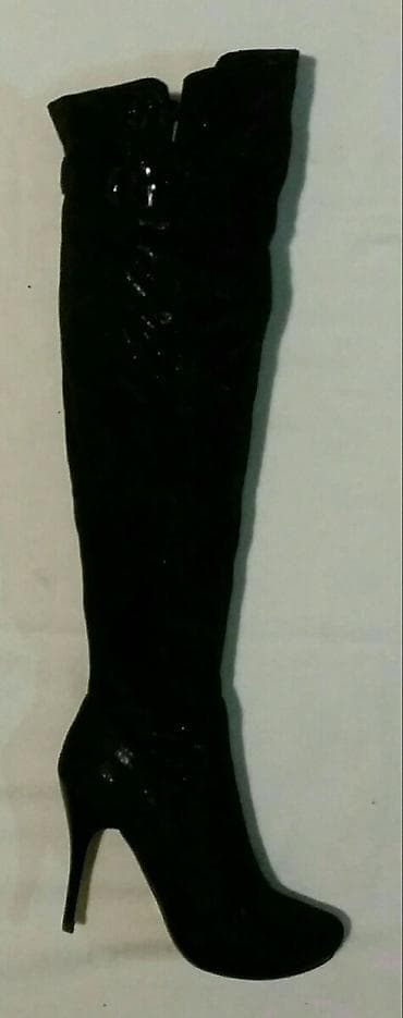 High boots, 38, color - Black at lalafo.rs — 3 High boots, 38, color - Black — 3