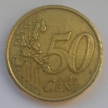 Italijanski zlatnik 50 eurocenti – godina 2002. - Avers: nominalna at lalafo.rs — 2 Italijanski zlatnik 50 eurocenti – godina 2002. - Avers: nominalna — 2