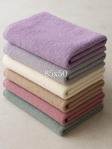 Set od šest mekanih pamučnih peškira, različitih boja, idealan za na lalafo.rs — 1 Set od šest mekanih pamučnih peškira, različitih boja, idealan za — 1