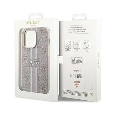 Maska Guess Magsafe 4G Pu Printed Stripes za iPhone 15 Pro 6.1 roze na lalafo.rs — 7 Maska Guess Magsafe 4G Pu Printed Stripes za iPhone 15 Pro 6.1 roze — 7