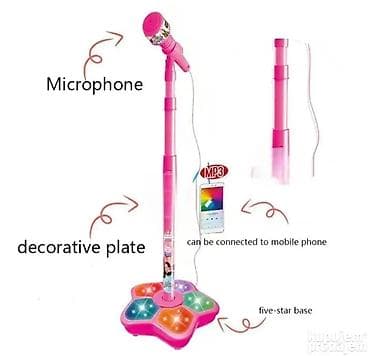 Kid Star mikrofon za devojčice – sa postoljem 🎤 Kid Star mikrofon sa at lalafo.rs — 2 Kid Star mikrofon za devojčice – sa postoljem 🎤 Kid Star mikrofon sa — 2