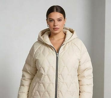 Velucine do 4XL Ženska prošivena jakna sa kapuljačom - Model: duža na lalafo.rs — 1 Velucine do 4XL Ženska prošivena jakna sa kapuljačom - Model: duža — 1