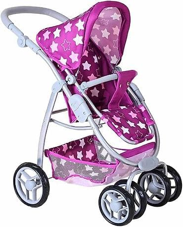 Kolica Coco – Star dark pink Zemlja porekla: Nemačka Kolica za lutke na lalafo.rs — 4 Kolica Coco – Star dark pink Zemlja porekla: Nemačka Kolica za lutke — 4