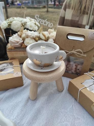 - Unikatne dekorativne sveće oblikovane kao minijaturna šoljica sa na lalafo.rs — 1 - Unikatne dekorativne sveće oblikovane kao minijaturna šoljica sa — 1