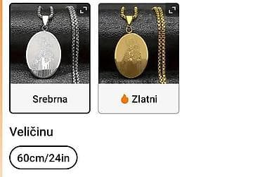 Lanac sa velikim priveskom sa Bogorodicom Hirurski celik nemenja boju at lalafo.rs — 3 Lanac sa velikim priveskom sa Bogorodicom Hirurski celik nemenja boju — 3