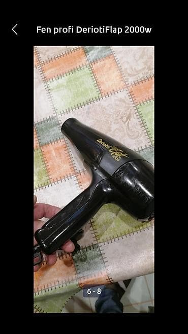 Fen profi za kosu Derioti 2000w
Mirjevo na lalafo.rs — 2 Fen profi za kosu Derioti 2000w
Mirjevo — 2