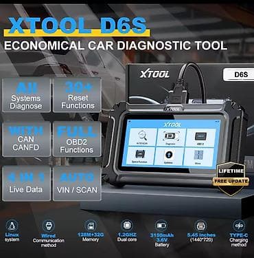Transport: Novo- Xtool D6S OBD2 - 30 Resets CAN FD Auto Dijagnostika XTOOL D6S at lalafo.rs — 3 Transport: Novo- Xtool D6S OBD2 - 30 Resets CAN FD Auto Dijagnostika XTOOL D6S — 3