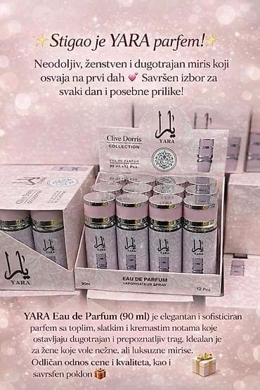 YARA Eau de Parfum – Clive Dorris Collection Arapski bodi na lalafo.rs YARA Eau de Parfum – Clive Dorris Collection Arapski bodi