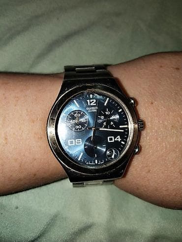 Swatch muški sat od nerđajućeg čelika vodootporan 4 Jewels,staklo je at lalafo.rs Swatch muški sat od nerđajućeg čelika vodootporan 4 Jewels,staklo je