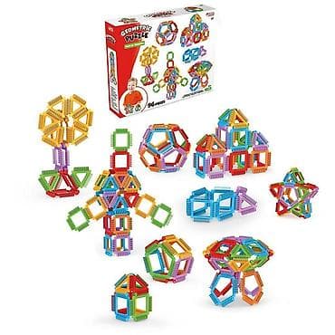 Geometric Puzzle – kreativni konstruktor za decu - Set od 96 delova u na lalafo.rs Geometric Puzzle – kreativni konstruktor za decu - Set od 96 delova u