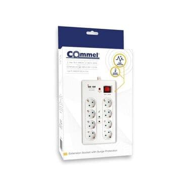 Prenaponska prenosna utičnica – 8 gnezdna / 3m – H05VV-F 5 – Bela + 2 na lalafo.rs Prenaponska prenosna utičnica – 8 gnezdna / 3m – H05VV-F 5 – Bela + 2