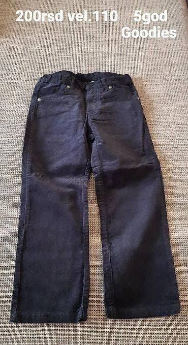 Dečije somotske pantalone Goodies. - Boja: tamnoplava - Materijal na lalafo.rs — 1 Dečije somotske pantalone Goodies. - Boja: tamnoplava - Materijal — 1