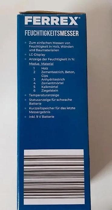 cepaci za drva: Ferrex mjerač vlage (Feuchtigkeitsmesser) – model GT-FM-05 - Namena na lalafo.rs — 6 cepaci za drva: Ferrex mjerač vlage (Feuchtigkeitsmesser) – model GT-FM-05 - Namena — 6