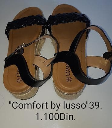 Patike: Sandale “Comfort by Lusso” – broj 39 - Crne ženske platforme sa na lalafo.rs — 4 Patike: Sandale “Comfort by Lusso” – broj 39 - Crne ženske platforme sa — 4