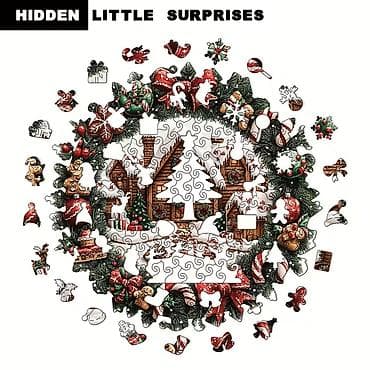 Christmas drvene puzzle NOVO Drvena slagalica 2 u 1 – Božićna kućica na lalafo.rs — 9 Christmas drvene puzzle NOVO Drvena slagalica 2 u 1 – Božićna kućica — 9