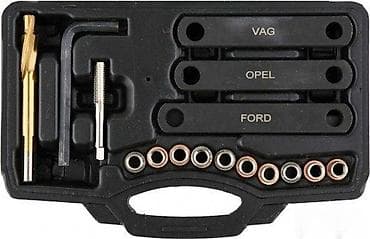 Set za popravak navoja kočnice – 16 delni, FORD, OPEL, VAG, PROFI na lalafo.rs — 1 Set za popravak navoja kočnice – 16 delni, FORD, OPEL, VAG, PROFI — 1