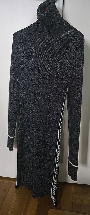 OFF-WHITE original haljina, sa srebrnim nitima, rolka, sa strane pise na lalafo.rs — 7 OFF-WHITE original haljina, sa srebrnim nitima, rolka, sa strane pise — 7
