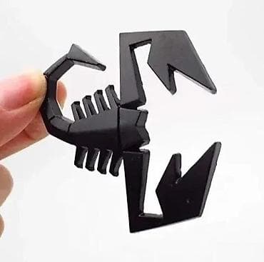 3D emblem – škorpija za automobil - Dekorativna samolepljiva 3D na lalafo.rs 3D emblem – škorpija za automobil - Dekorativna samolepljiva 3D