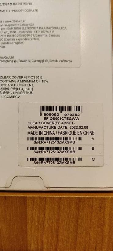 Futrola Clear Case za Samsung S22 EF-QS901 Novo Original Robu mozete na lalafo.rs — 2 Futrola Clear Case za Samsung S22 EF-QS901 Novo Original Robu mozete — 2