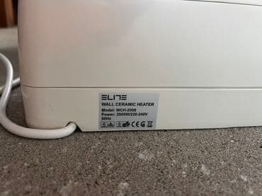 Keramičke grejalice: ELITE zidni keramički grejač – model WCH-2006 - Snaga: 2000 W - na lalafo.rs — 4 Keramičke grejalice: ELITE zidni keramički grejač – model WCH-2006 - Snaga: 2000 W - — 4