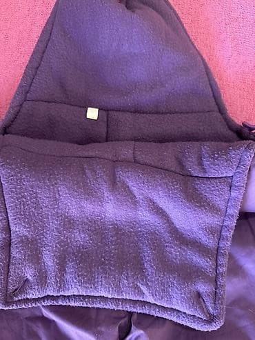 Dečije zimske ski pantalone na tregere, ljubičaste boje. - Model na lalafo.rs — 2 Dečije zimske ski pantalone na tregere, ljubičaste boje. - Model — 2