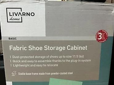 Furniture: Uspravni ormar za obuću sa platnenim prekrivačem - Dimenzije at lalafo.rs — 9 Furniture: Uspravni ormar za obuću sa platnenim prekrivačem - Dimenzije — 9