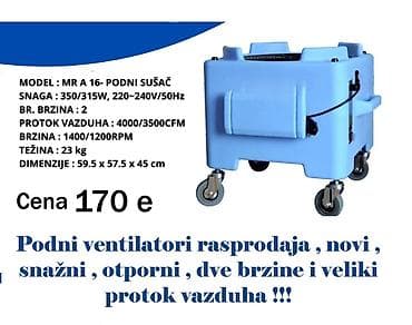 Podni ventilatori/podni sušači – profesionalni uređaji za isušivanje na lalafo.rs Podni ventilatori/podni sušači – profesionalni uređaji za isušivanje