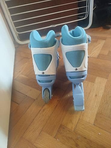 Podesivi roleri 36-39 plavi,tockici za rolere - ko novi Deciji na lalafo.rs — 3 Podesivi roleri 36-39 plavi,tockici za rolere - ko novi Deciji — 3