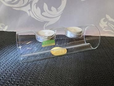 Svecnjak nov vintaz,staklen za dve svecice. Staklen svecnjak za dve na lalafo.rs — 3 Svecnjak nov vintaz,staklen za dve svecice. Staklen svecnjak za dve — 3