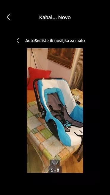 AutoSedište za malo dete ili nosiljka do 13 kg Lorelli
Mirjevo na lalafo.rs — 2 AutoSedište za malo dete ili nosiljka do 13 kg Lorelli
Mirjevo — 2