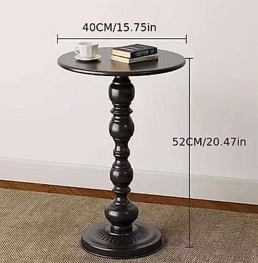 Stilski klub stolovi: Elegantni okrugli pomoćni sto - Dizajn: klasična okrugla ploča sa na lalafo.rs — 7 Stilski klub stolovi: Elegantni okrugli pomoćni sto - Dizajn: klasična okrugla ploča sa — 7