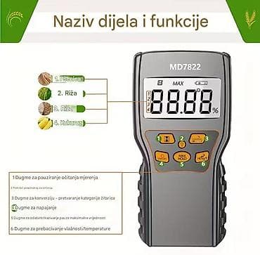 MD7822 merač vlage i temperature žitarica - Digitalni ručni na lalafo.rs — 2 MD7822 merač vlage i temperature žitarica - Digitalni ručni — 2