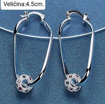 Earrings: PRELEPE KVALITETNE POSREBRENE MINĐUŠE SA ŽIGOM S925 at lalafo.rs — 2 Earrings: PRELEPE KVALITETNE POSREBRENE MINĐUŠE SA ŽIGOM S925 — 2