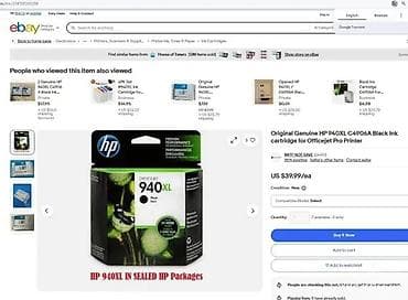 Electronics: HP OfficeJet 940XL – crna mastilo kertridž - Tip: originalni HP ink at lalafo.rs — 3 Electronics: HP OfficeJet 940XL – crna mastilo kertridž - Tip: originalni HP ink — 3