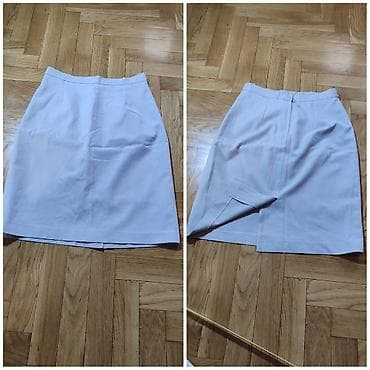 Pesak suknja – postavljena, klasičan kroj olovka/pencil, svetla bež na lalafo.rs — 2 Pesak suknja – postavljena, klasičan kroj olovka/pencil, svetla bež — 2